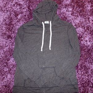old navy black zip up